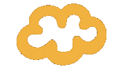 Cloud Wolk Sticker by Okido Creations