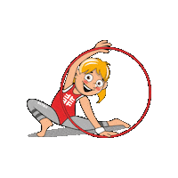 Gymnastics Reifen Sticker by Rheinhessischer Turnerbund
