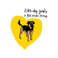aliciastockmanmusic dog puppy dogs cute dog Sticker