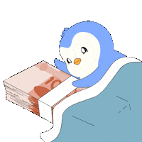 Retire I Love Money Sticker by Pudgy Penguins