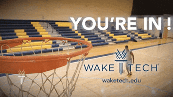 March Madness Basketball GIF by Wake Technical Community College