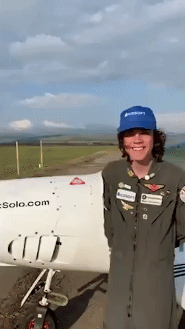 Teenager Becomes Youngest Person to Fly Around the World Solo