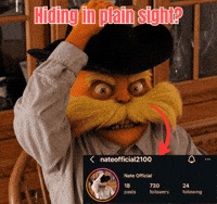 The Lorax Hiding In Plain Sight GIF