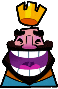 Clash Royale King Sticker