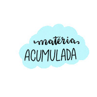 estudosdanath estudar estudante materia materiaacumulada Sticker