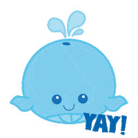 Whale Omi Sticker by Be Berry