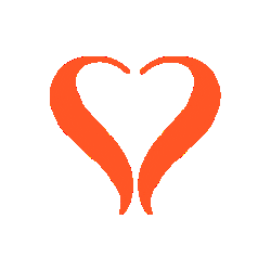 Orangeheart Floatingheart Sticker by Jacob's Pillow Dance Festival