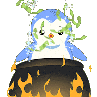 A Million Burn Sticker by Pudgy Penguins