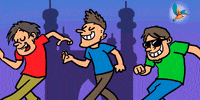 best friends dancing GIF by KingfisherWorld