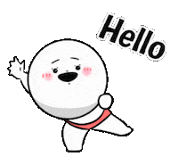 imozon hello こんにちは 挨拶 あいさつ Sticker