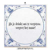 Spreuk Troost Sticker by Tegelspreuken.nl