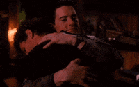 twin peaks hug GIF
