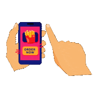 Food Order Sticker by XL Axiata