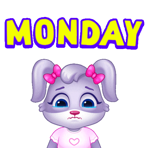Monday Morning Crying Sticker by Lucas and Friends by RV AppStudios