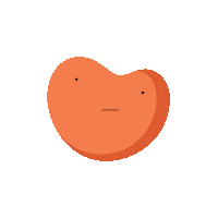 gentlerstreak orange heart yorhart gentler streak gentler app Sticker