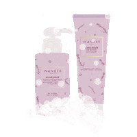 Skincare Shampoo Sticker by Wander Beauty