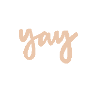 lettering_bysara pink celebrate yay aesthetic Sticker