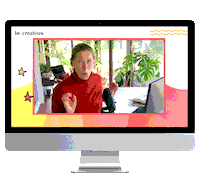 Be_Creatives wow cool be creative pointing fingers Sticker