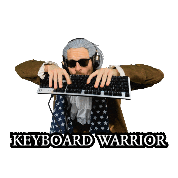 Typing Fast Sticker