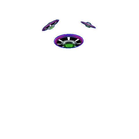 Alien Invasion Aliens Sticker by Insomniac Events