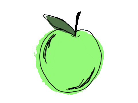 jennywakeandbake giphyupload apple green apple jennywakeandbake Sticker