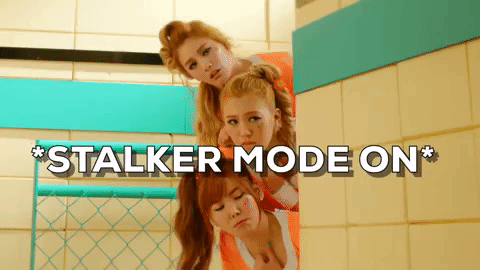 Stalking K-Pop GIF