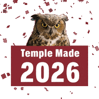Temple 2026 Sticker by Temple University