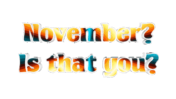 Fall Season Text Sticker by OpticalArtInc.