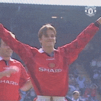 David Beckham Sport GIF by Manchester United