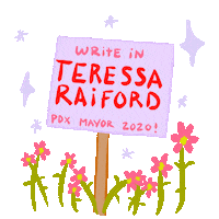 Portland Teressa Raiford Sticker by d43lyn