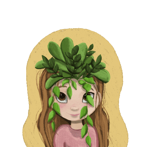 waznerzeczy giphyupload plant dziewczyna kwiaty Sticker