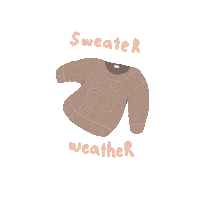 Winter Raining Sticker