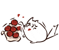 Cat No Sticker by RisuDong