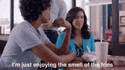french fries eating GIF by Kim's Convenience