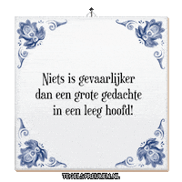 Focus Reflectie Sticker by Tegelspreuken.nl
