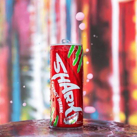 SHARK Strawberry and Lime X Grab summer by the can