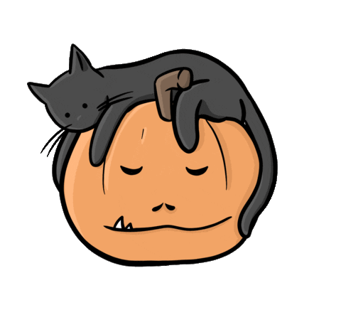 albasketch giphyupload cat halloween animal Sticker