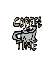Coffee Time Sticker