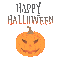outfoxeddesign cat halloween spooky pumpkin Sticker