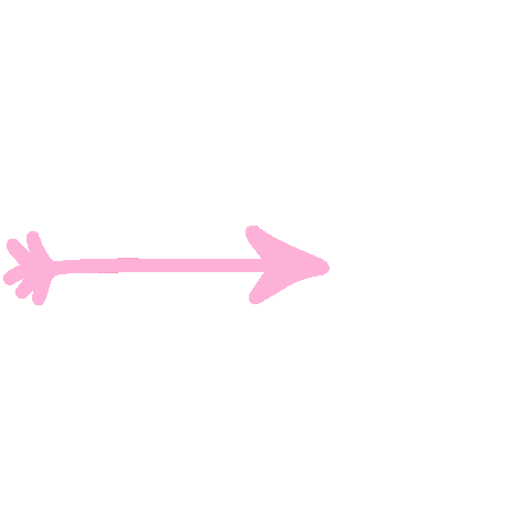 Pink Click Here Sticker by Zelftraktatiesmaken