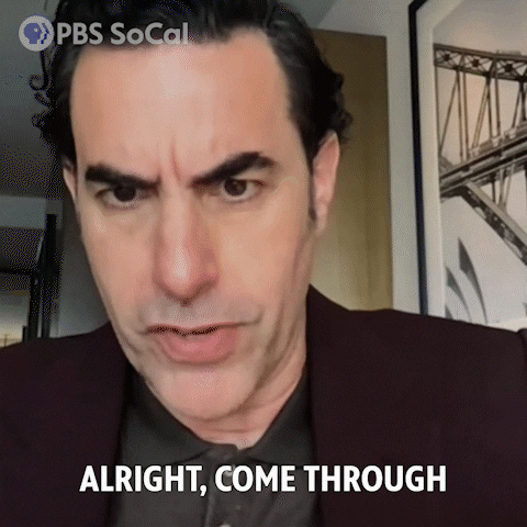 Come Along Sacha Baron Cohen GIF by PBS SoCal