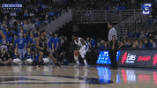 creighton bluejays three-pointer GIF by Creighton University Athletics