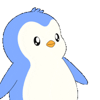 Morning Throwing Sticker by Pudgy Penguins