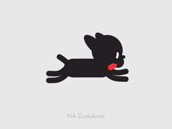 dog 2d GIF by Nik Dudukovic