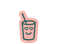 Juice Smoothie Sticker by Lisa Vertudaches