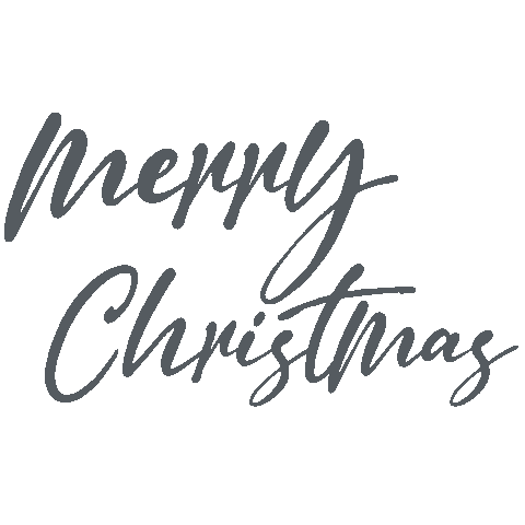 tcacoustic christmas merry christmas white text christmas decor Sticker
