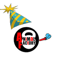 New Years Eve Party Sticker by Animal Factory