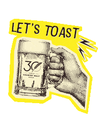 Beer Cheers Sticker by Country Malt Group