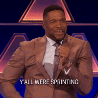 Michael Strahan Running GIF by ABC Network