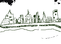 City Life Day Sticker